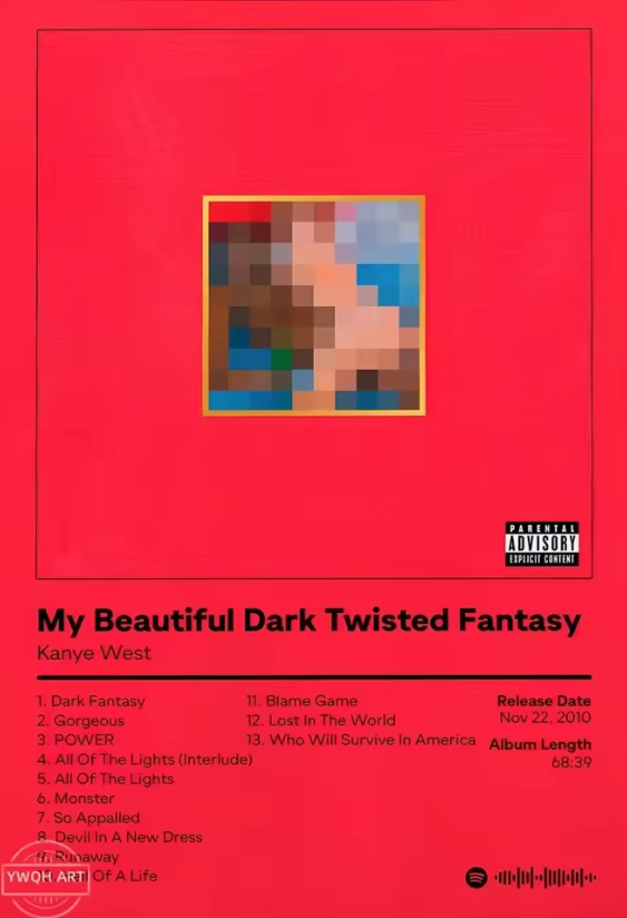 Kanye West - My Beautiful Dark Twisted Fantasy